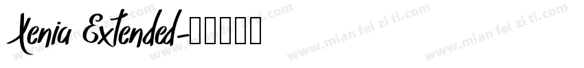 Xenia Extended字体转换